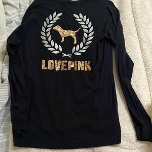 Long sleeve black Pink shirt